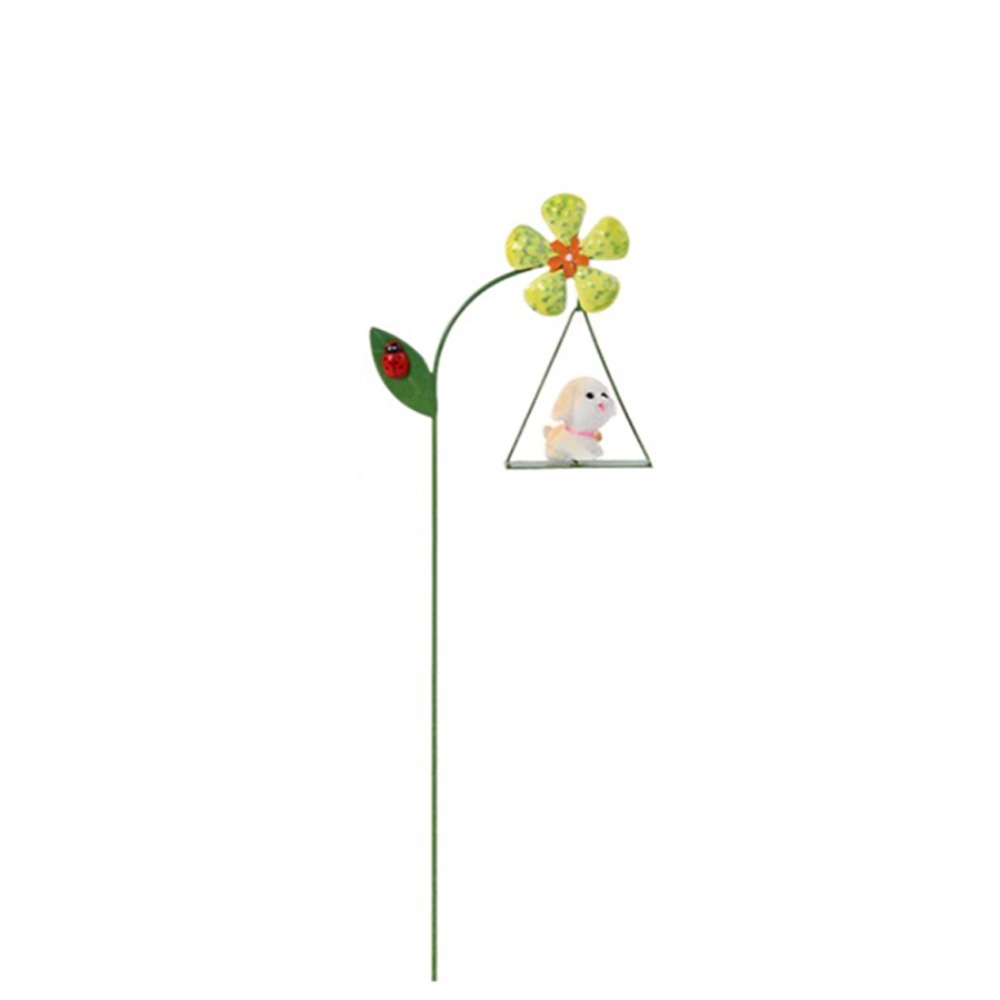 DIY Metall Blumentopf Windmühle Kleines Ebene DIY Blumenarrangement Zubehör Schaukel Leichte Pflanze Topf Ornament Heimat Dekor: Braun