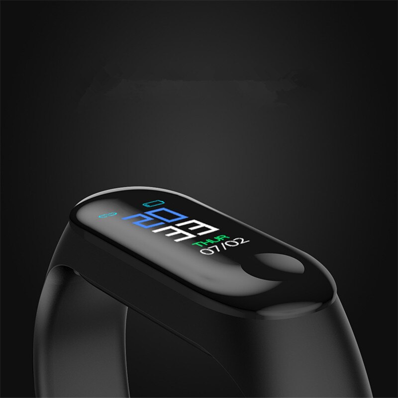 Running Pedometer M3 Plus Blood Pressure Monitor Heart Rate Fitness Tracker Smart Bracelet Step Counter Waterproof Pedometers