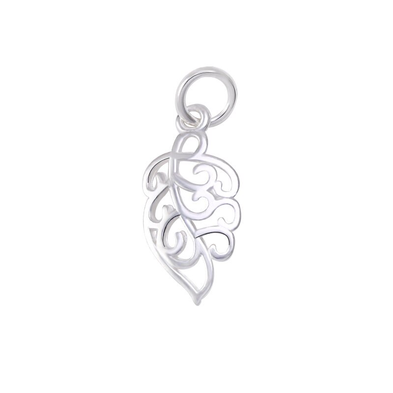 5 Soorten 925 Sterling Zilver Unieke Charms Hanger Mooie Leuke Kleine Hangend Voor Sieraden Maken Ketting Armband Diy 1 stuks: Tree Leaf