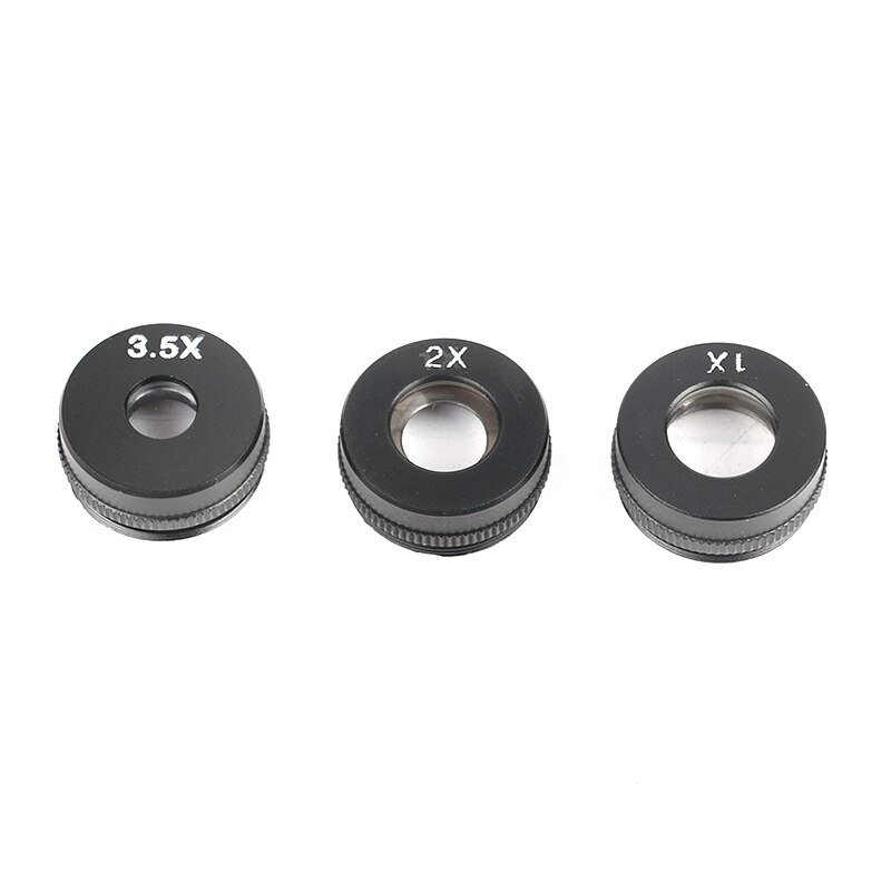 Industrial Lens Coaxial Optical Auxiliary Lens Objective 1X 2.X 3X Dustproof Magnification Objective Lens