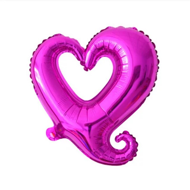 18Inch 10 Stuks Holle Hart Vorm Folie Ballonnen Bruiloft Decoratie Helium Ballon Valentijnsdag Feestartikelen Ballonnen