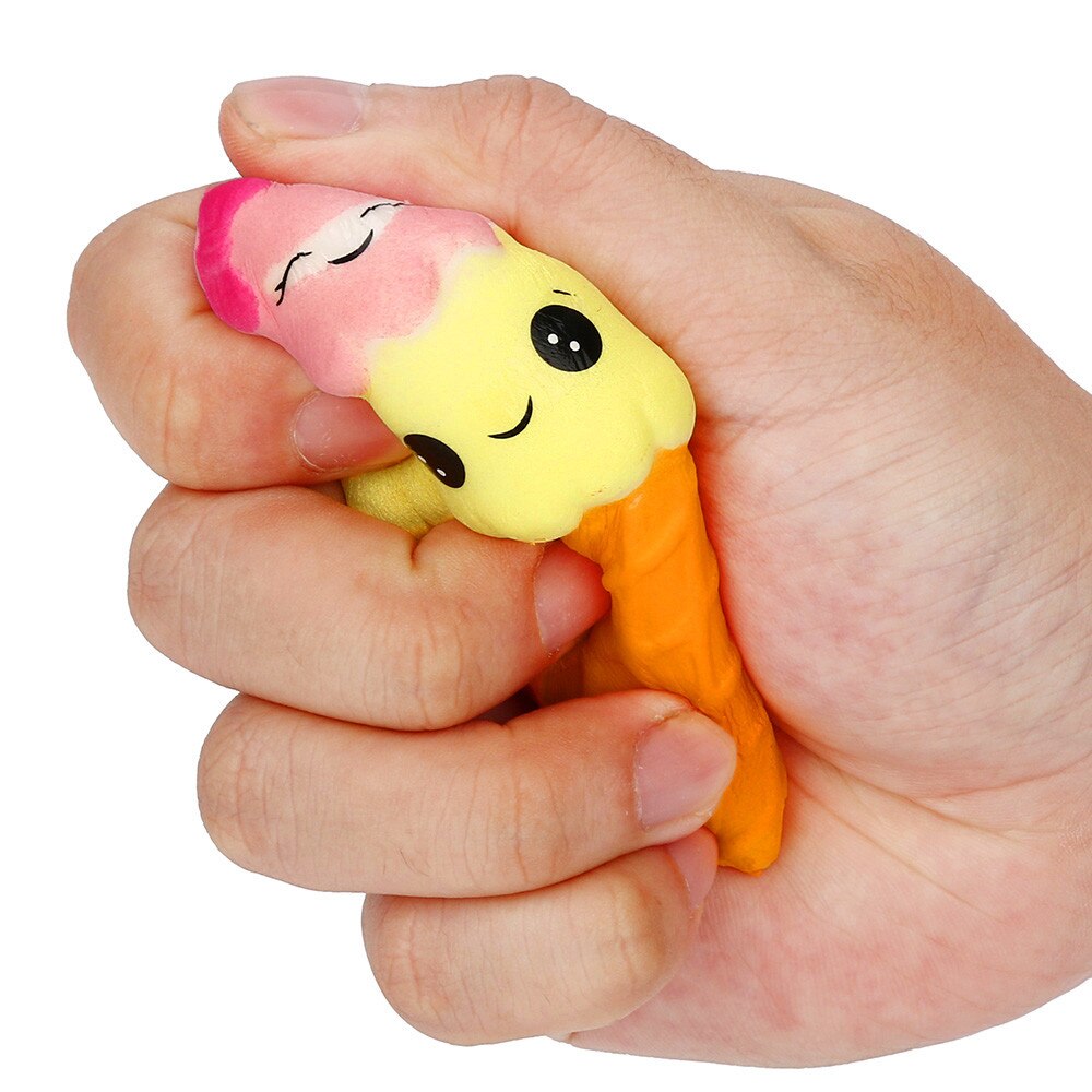 Mooie Cartton Leuke Squee Squishy Simulatie Ijs Langzaam Stijgende Geurende Stress Speelgoed Zachte Vinger Speelgoed Игрушки