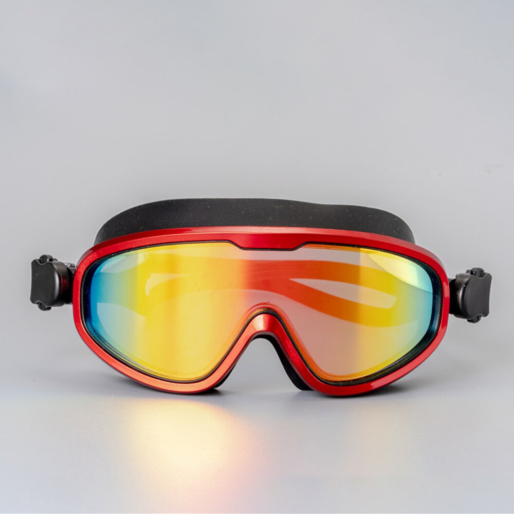 Swimming Goggles Big frame Swim Eyewear Anti-Fog UV Swimming Waterproof Swim Mask Adult for men and women: I