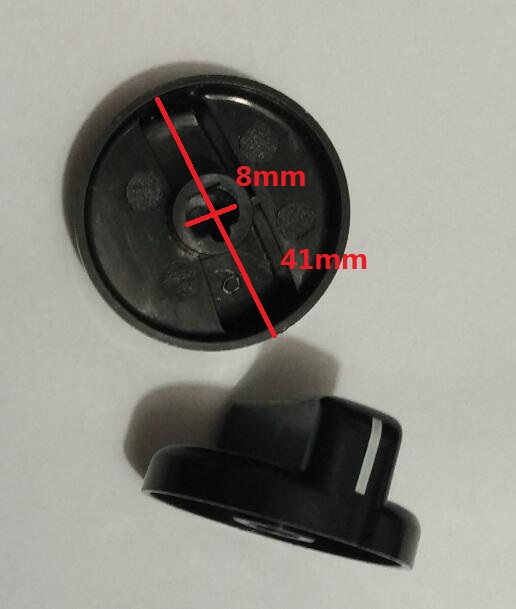 Kookgerei Onderdelen zwart plastic knoppen 41mm gasbrander onderdelen