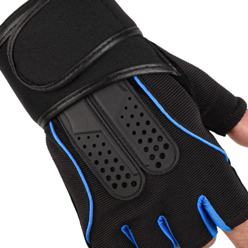 1 Pair Fitness Gloves Anti-Slip Strength Training Half Finger Outdoor Weightlifting Sports Training Gloves for Men and Women