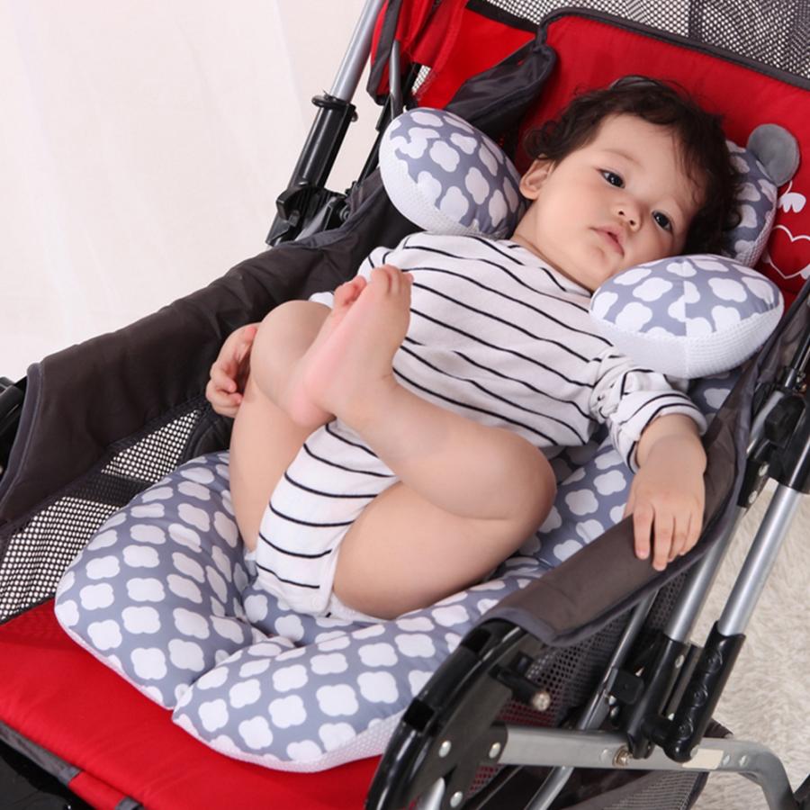 Baby klapvogn pude bilsæde tilbehør barnevogn termisk madras liner måtte spædbørn skulder bæltestrop cover nakke beskyttelsespude