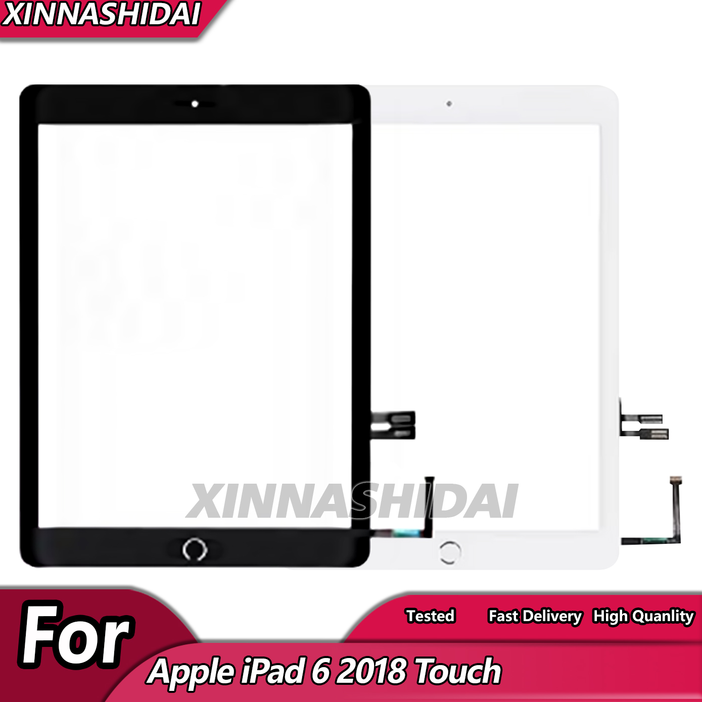 Voor iPad 6 6e Gen A1893 A1954 touch Screen Panel Digitizer Voor Glas Vervangende onderdelen