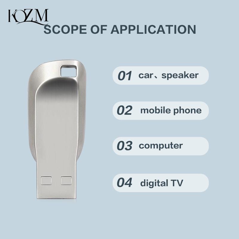 Usb 3.0 2TB Zinc Alloy Pen Drive 1TB Usb Flash Drives Pendrive Waterproof Memoria Usb Flash Disk Stick