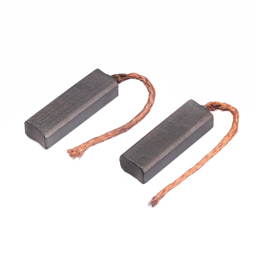 10 pcs Geleidende Koper Koolborstels Wire Leads 4.5*6.5*20mm voor Generator Generic Elektrische Motor Duurzaam mini Carbon Borstel