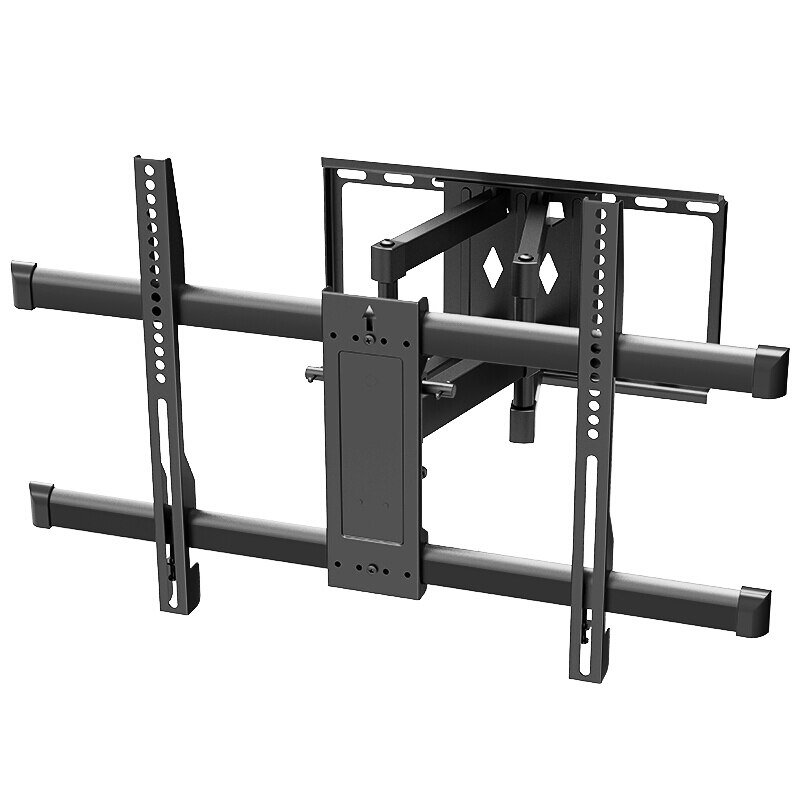 Full Motion TV Muurbeugel Dual Scharnierende Tilt Swivel Arm Beugel voor Meest 58-75 "Plasma TV tot 100 kg VESA 600x800mm