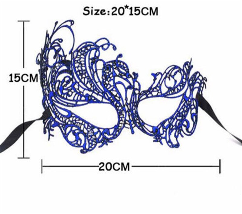 Lace Mask Eye Sexy Bronzing Masquerade Ball Halloween Party Costume Decor