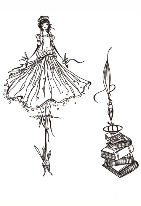 Mooie Meisjes Transparant Clear Siliconen Stempel/Zegel Voor Diy Scrapbooking/Fotoalbum Decoratieve Duidelijke Stempel A0395: YELLOW