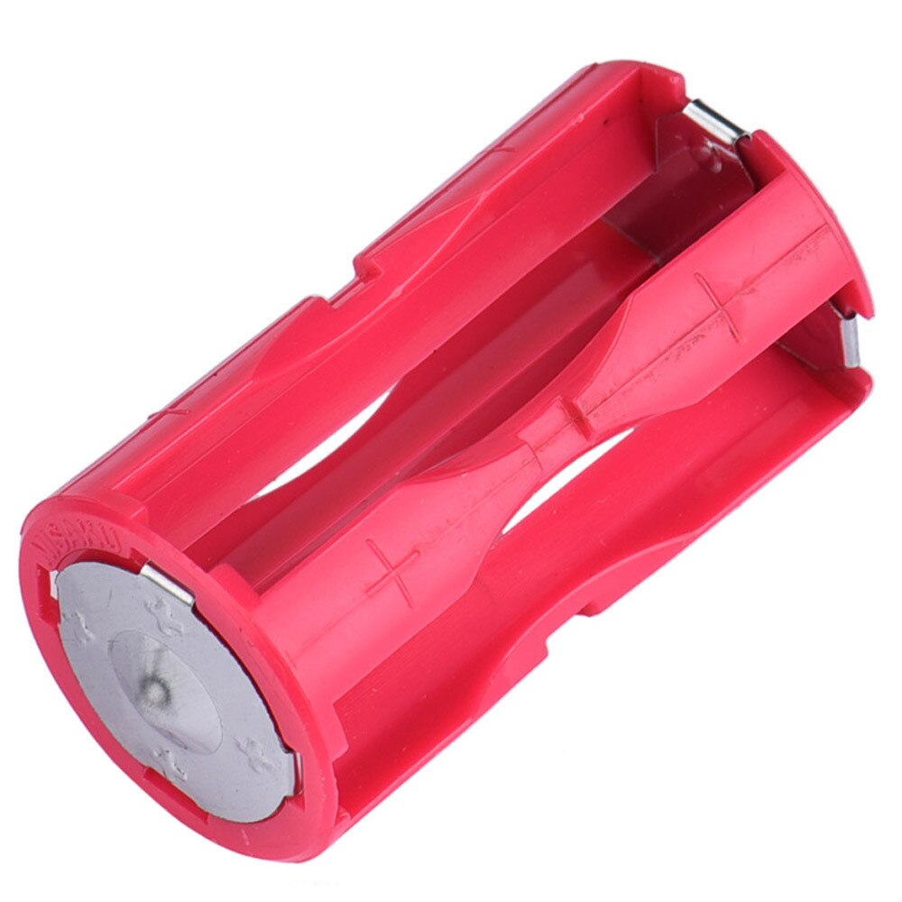 #H30 Parallel Cell Adapter Battery Holder DC 1.5V Case Box Convert 4 AAA to 1 C Size DIY Power Bank Battery Holder