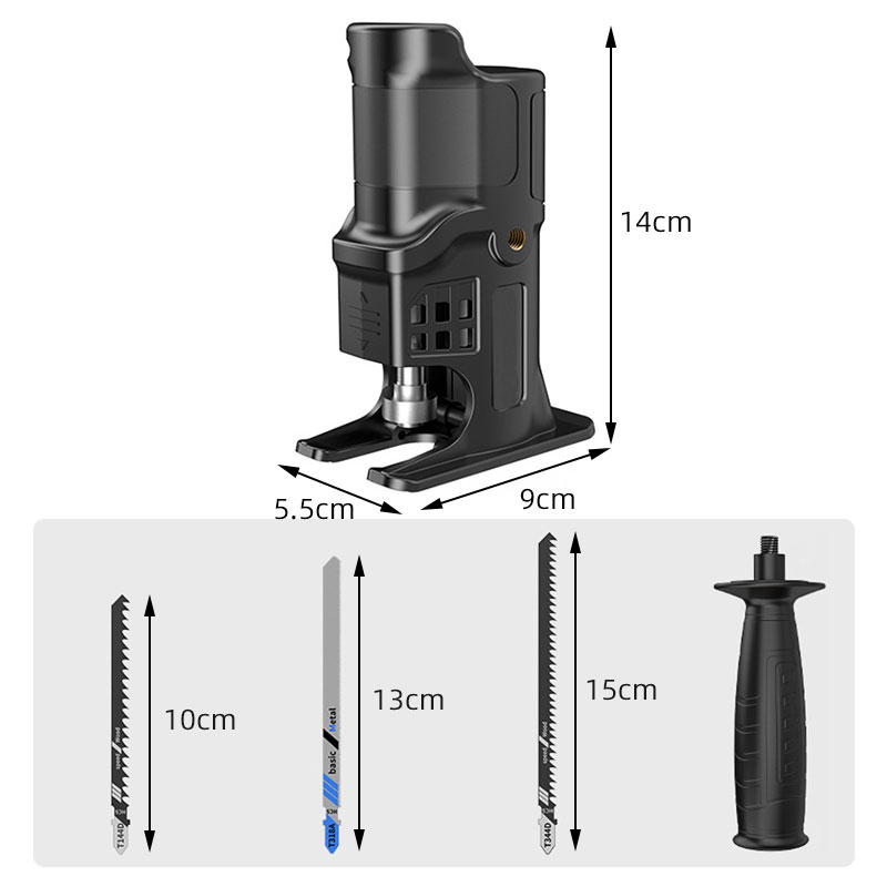 21V 12V Accu Boormachine Elektrische Schroevendraaier Oplaadbare Met Batterij Elektrische Boor Conversie Kettingzaag Blade Power Tool Set