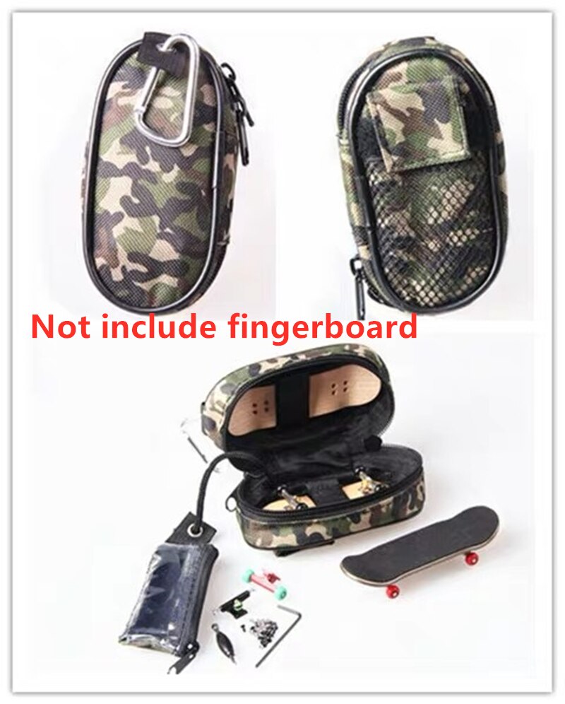 Wooden Finger Skateboards Finger Skate Board Wood Basic Fingerboard With Bearings Wheel Foam Screwdriver: Bag