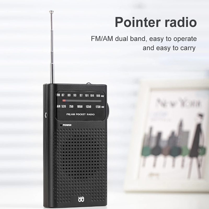 Xiaomi Radio Full Band Full Channel Fm/am Pointer Pocket Portable High Fidelity English Specific Mini Elderly Pointer Radio
