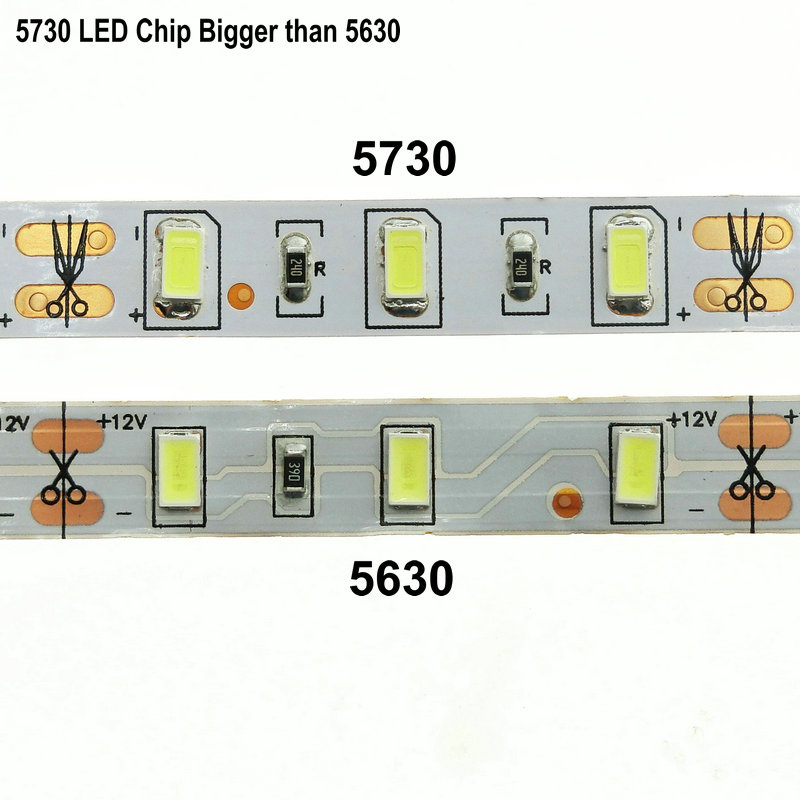 LED Strip 5730 Flexible LED Light DC12V 60LED/m 5m 300 LEDs Brighter than 5050 5630 LED Strip.