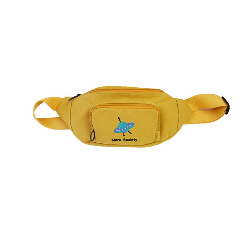 Mannen Taille Tas Voor Vrouwen Banaan Fanny Pack Canvas Riem Tassen Harajuku Borst Zakken Vrouwelijke Toevallige Bum Pack: Yellow fanny pack