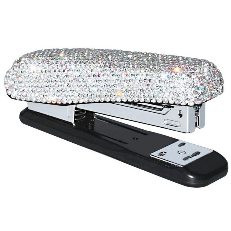 -Diamond Crystal Handmade Bling Dazzling Stapler for Office, School, or Home: Default Title
