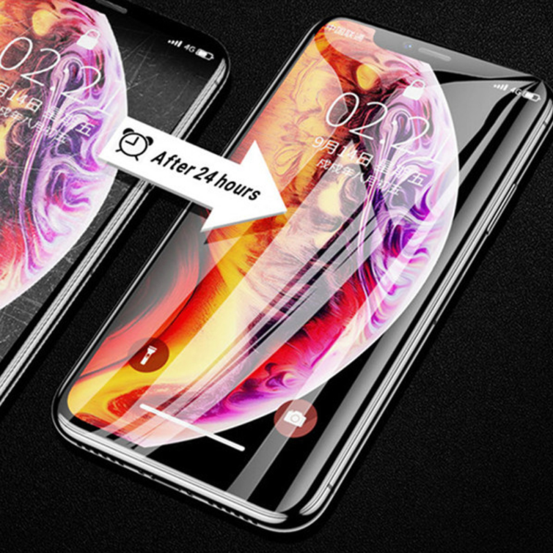 3PCS Full Cover Hydrogel Film auf dem Displayschutzfolie für iPhone 7 8 Plus Displayschutzfolie auf iPhone X XR XS MAX 11 12 13 14 Pro