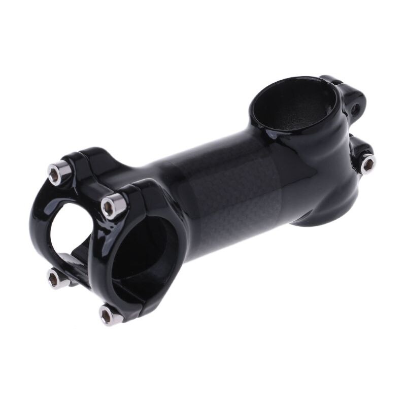 Bicycle Stem Carbon Fiber Aluminum Alloy 17 Degrees 70/90/110mm MTB Road Bike: 90mm