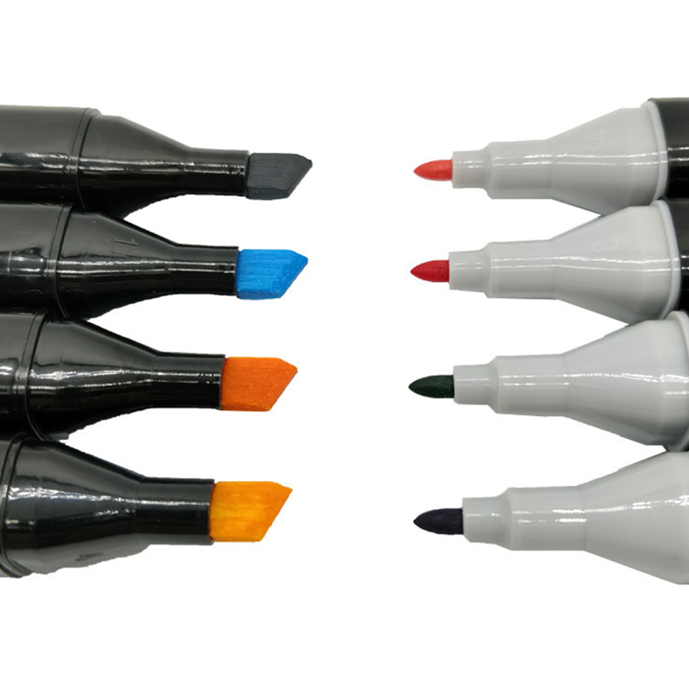 Bool – marqueurs de couleurs pour Manga, 12/18/24/48, à base d'alcool, pour dessin, croquis, stylo à double brosse huileuse, fournitures d'art