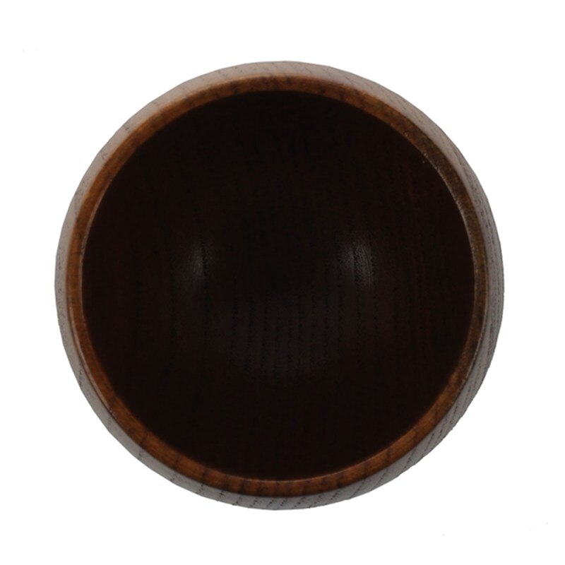 Tasse en bois primitif fait main bois naturel café thé bière jus lait tasse bois-couleur E(150ml)