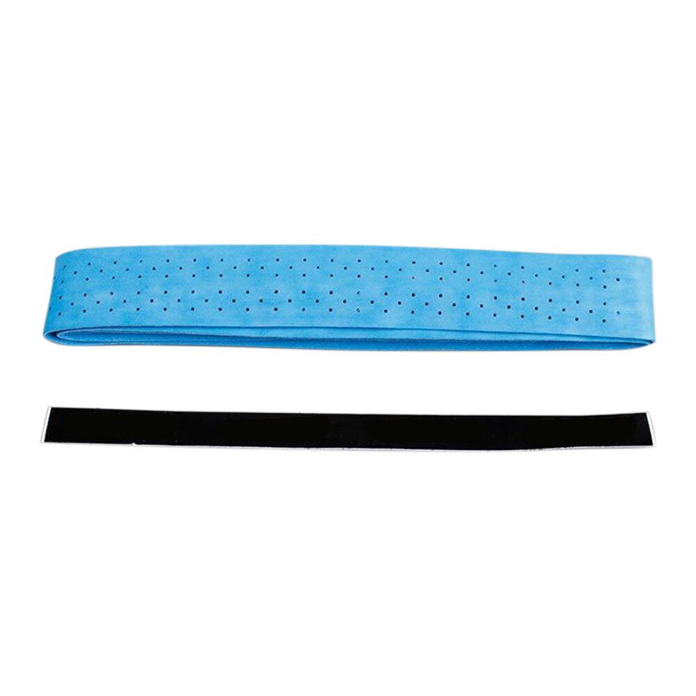 Raqueta de bádminton sobregrips antideslizantes sudor cinta absorbido secreto Anti-slip de Béisbol Softbol raqueta mango de goma de agarre envoltura banda: Blue