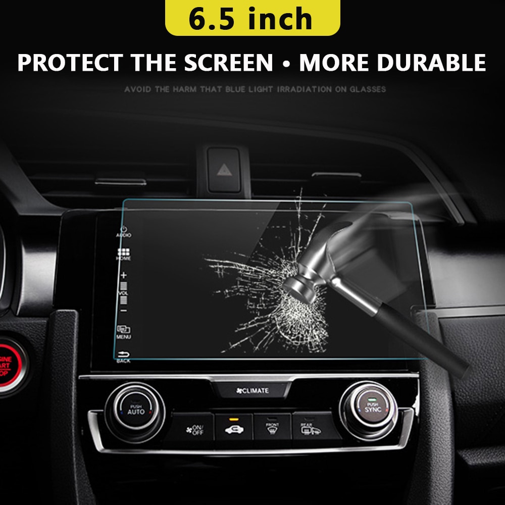 Vehemo Auto Gehard Glas Voor Auto Gps MP5 Video Speler Screen Protector Film Premium 6.5 Inchs 144X79Mm dvd Guard Lcd Monitor