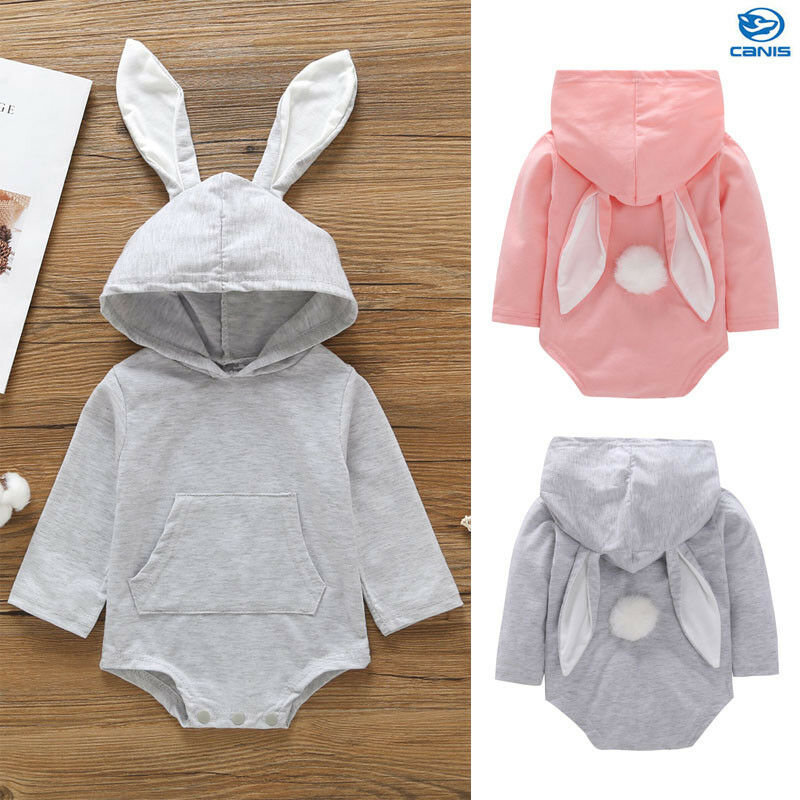 Ropa para bebés pequeños, monos para bebé varón, monos para bebé, Orejas de conejo, mono, trajes, ropa