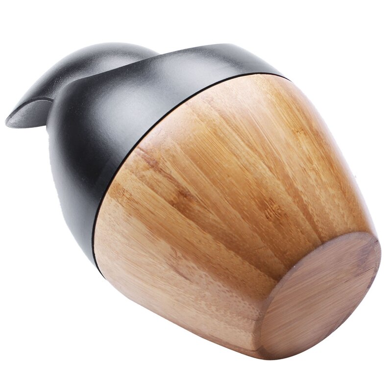 Waste Bins Mini Desktop Trash Can Wooden Garbage Dust Case Holder Rubbish Bin Rolling Cover For Office Home