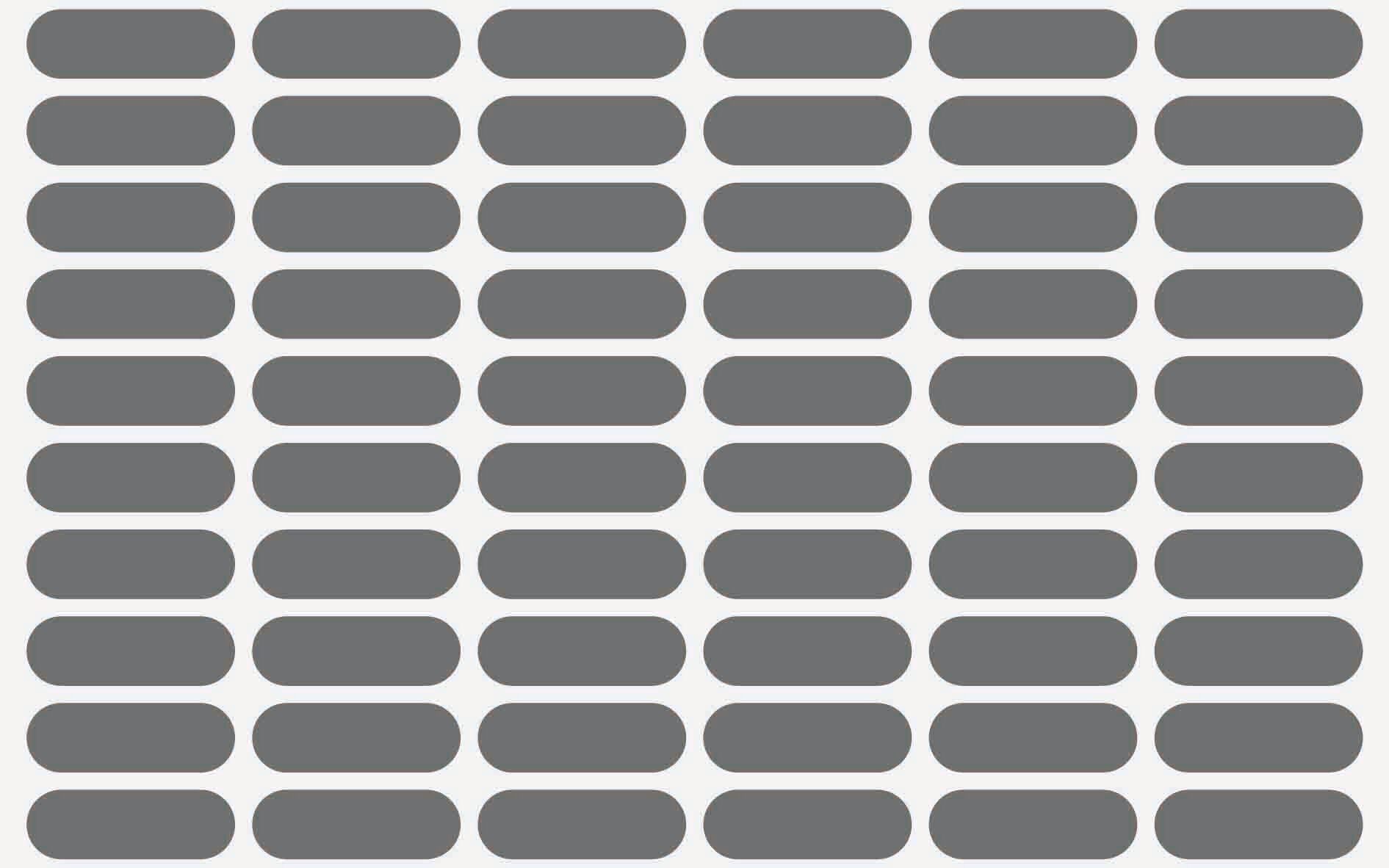 Étiquettes autocollantes en papier coloré, étiquette autocollante, catégorie inscriptible, 60 étiquettes par feuille, 720 étiquettes: Gray