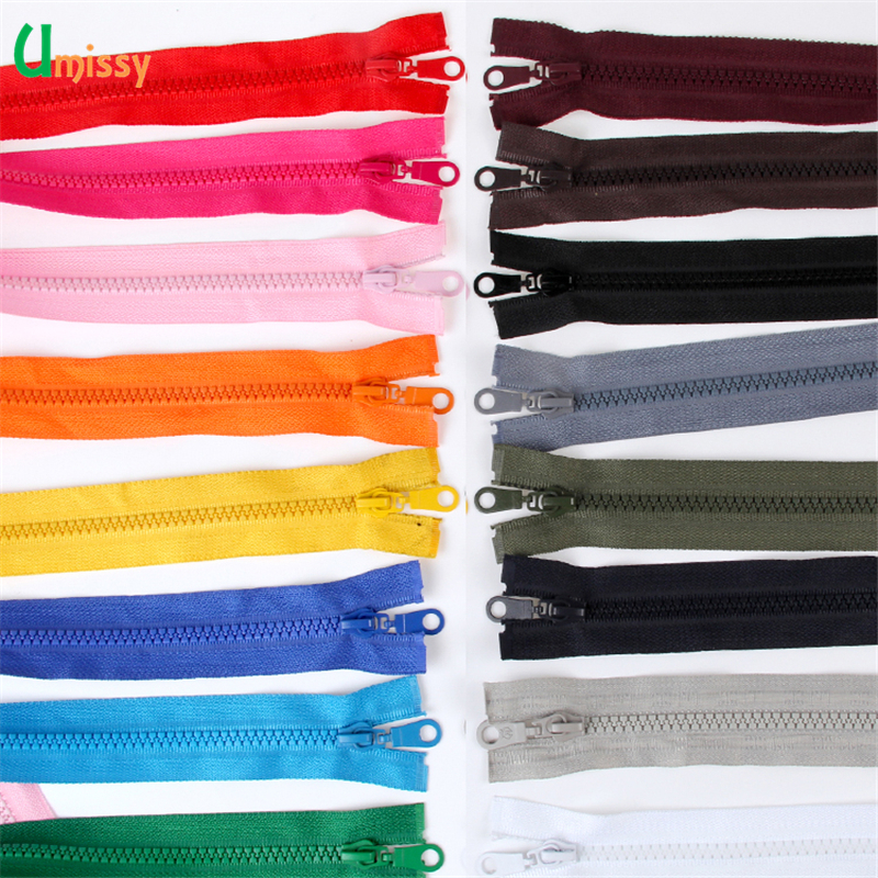1pc lags lynlås nylon 70cm lange lynlåse til jakke 14 farver sytilbehør