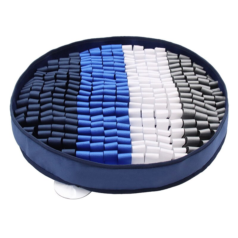 Hond Snuffle Mat Huisdier Snuiven Training Deken Afneembare Fleece Pads Hond Mat Stress Nosework Puzzel Speelgoed Huisdier Neus pad: Blue