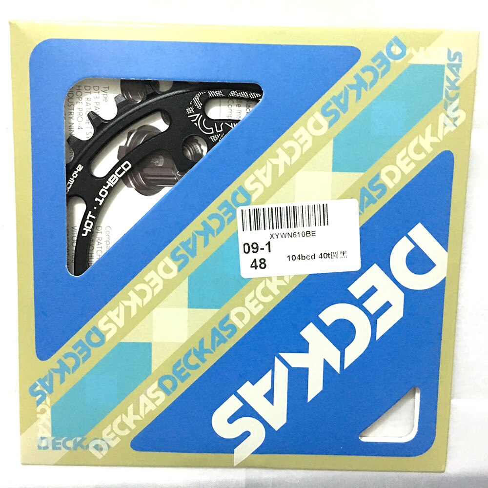 Deckas Bike Chainring Round 104 BCD 104BCD 40T 42T 40 42 Chain Ring Tooth MTB Road Bike Mountain Chainwheel