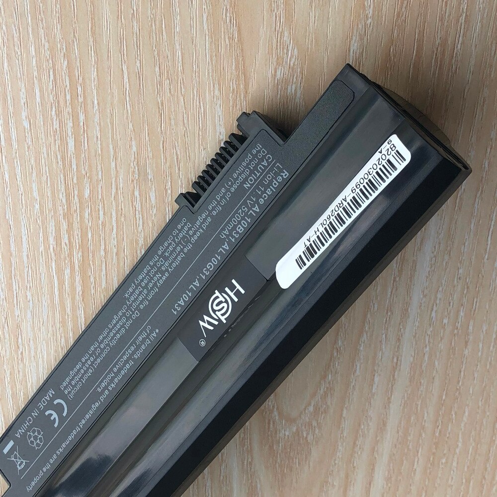 Laptop battery for Acer Aspire One 722 AO722 D257 D257E AL10A31 AL10G31 Netbook D260 D270 Happy, Chrome AC700 AL10B31
