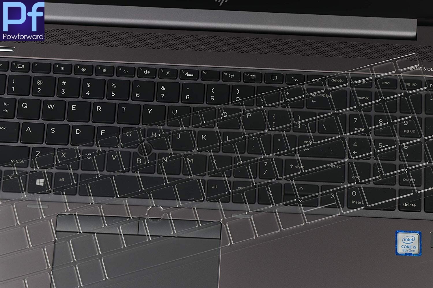 Prämie Silikon Tastatur Abdeckung Kompatibel 15.6 "HP ZBook 15u G5 für HP EliteBook 850 G5 / EliteBook 755 G5 Laptop