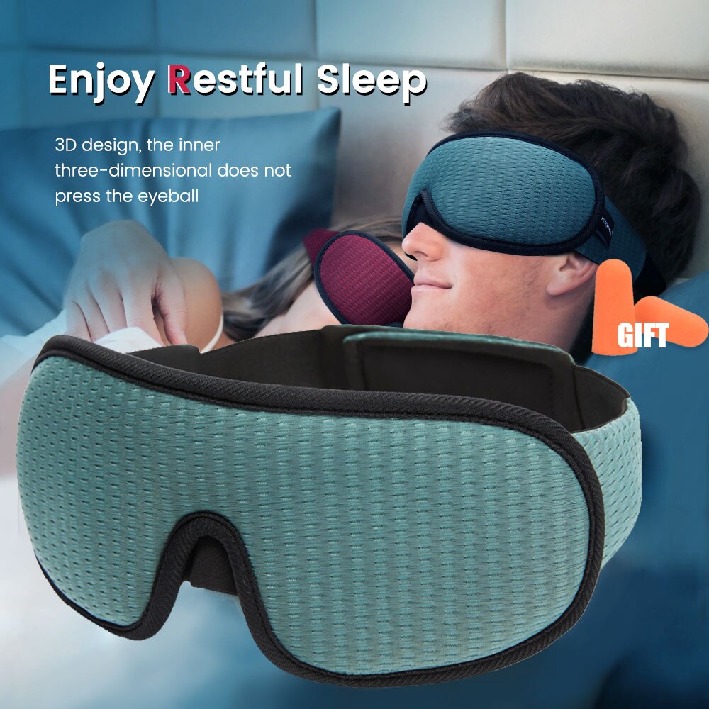 3d uni naamio sidottu silmät nukkumisapu silmälappu silmäsuojus unilaastarit silmäsuoja hengittävä kasvonaamio silmämaski terveydenhoito lepoon