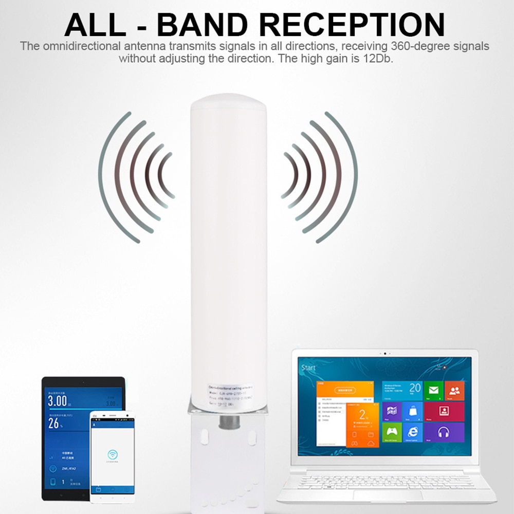 4G LTE Antenna 3G 4G External Antenna Outdoor Antenna With 5M Dual Slider CRC9/TS9/SMA Connector For 3G 4G Router Modem