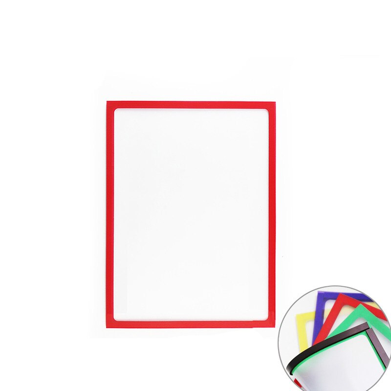 Cadre Photo magnétique A5, décor mural pour réfrigérateur: A5  red