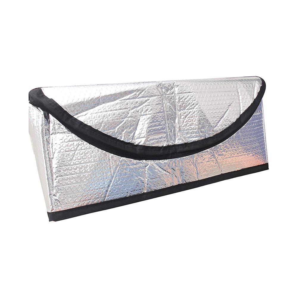 Cubierta de escalera de ático, Kit aislante de puerta de aluminio de doble cara para escaleras, tienda de aislamiento, con cremallera de fácil acceso