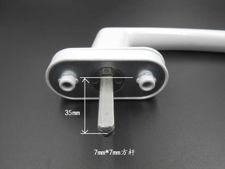 steel door window Metal Handle sliding door turning handle