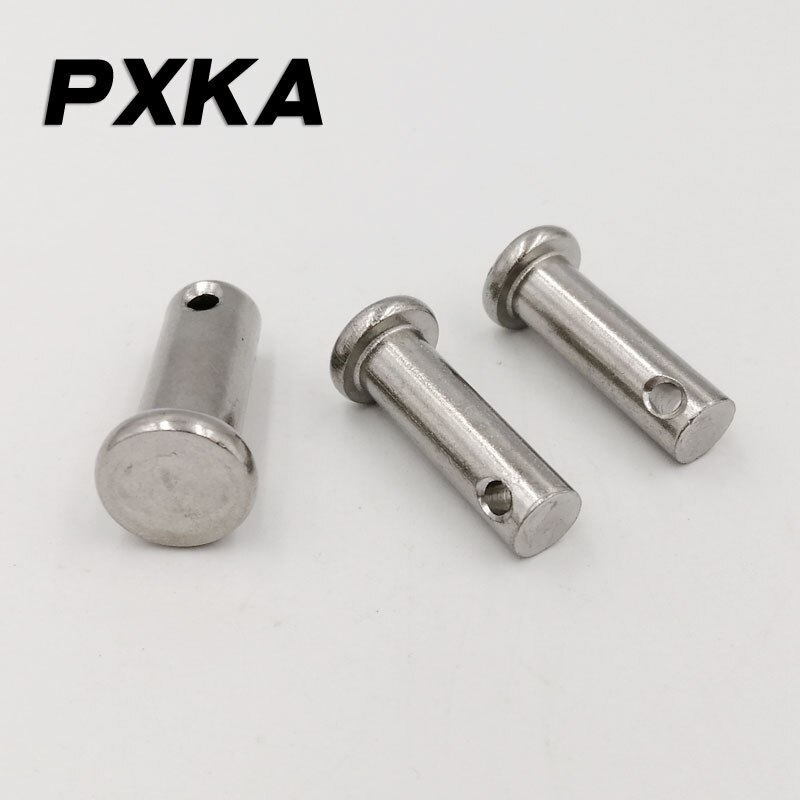 M6 M8 M10 M12 GB882 stainless steel 304 pin shaft flat head cylindrical pin with hole positioning pin