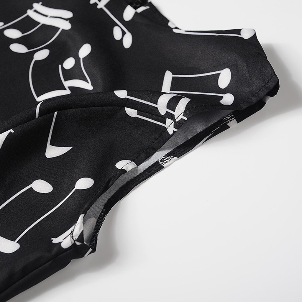 Girl party dress Sleeveless Vintage Note Printed Princess Gown Prom Swing Retro Dress Wedding Birthday Kids Dresses L1210