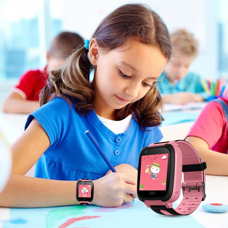 Reloj inteligente para niños S4, Monitor inteligente resistente al agua para niños, cámara de posicionamiento SOS para teléfonos Android IOS, localizador de