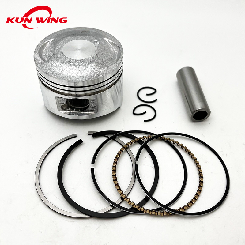 50mm Bore Piston Ring Kit For Honda LEAD 110 NHX110 NHX 110 GFM110 SCR110-T WH110T Motorcycle Engine Parts: black