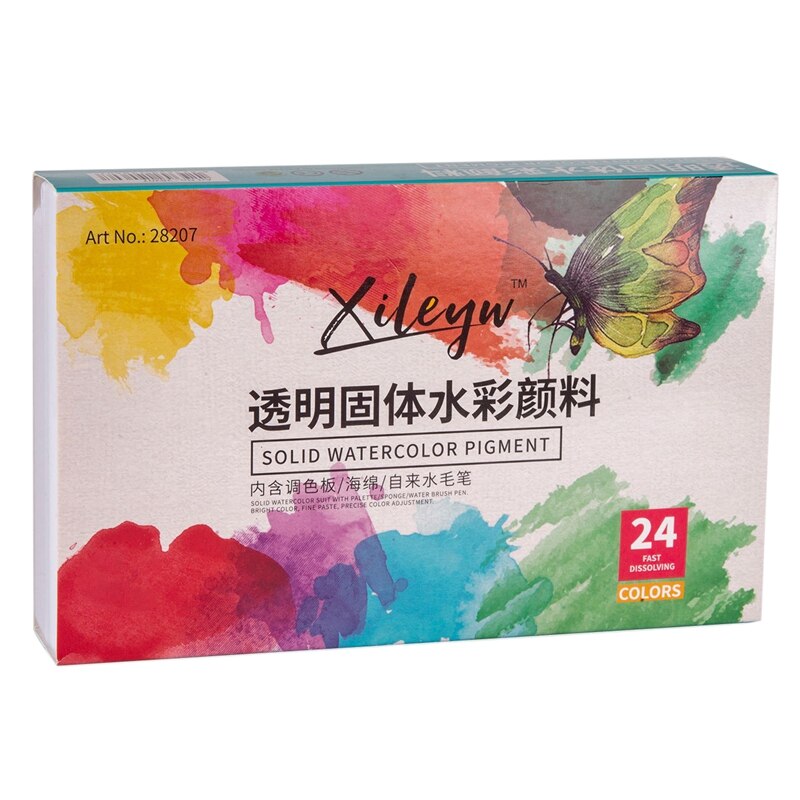 XILEYW Solid Watercolor Painting Pigment Solid Pigment Portable Watercolor Pigment Suit for / Art / Creation