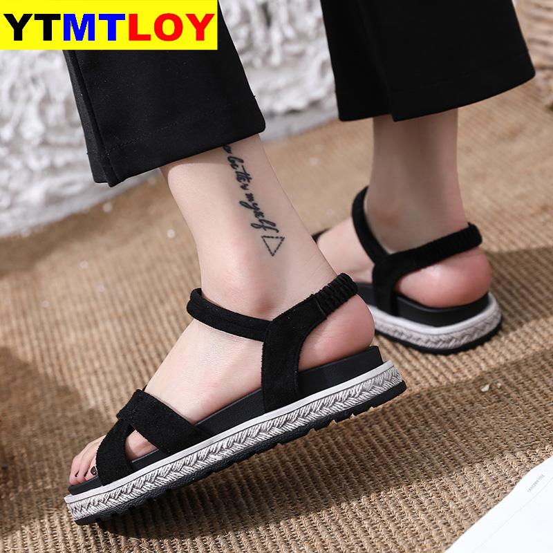 Sandales à Talons Femme Noires London Rebel - Bretelles Croisées - Taille UK 7 - Occasion