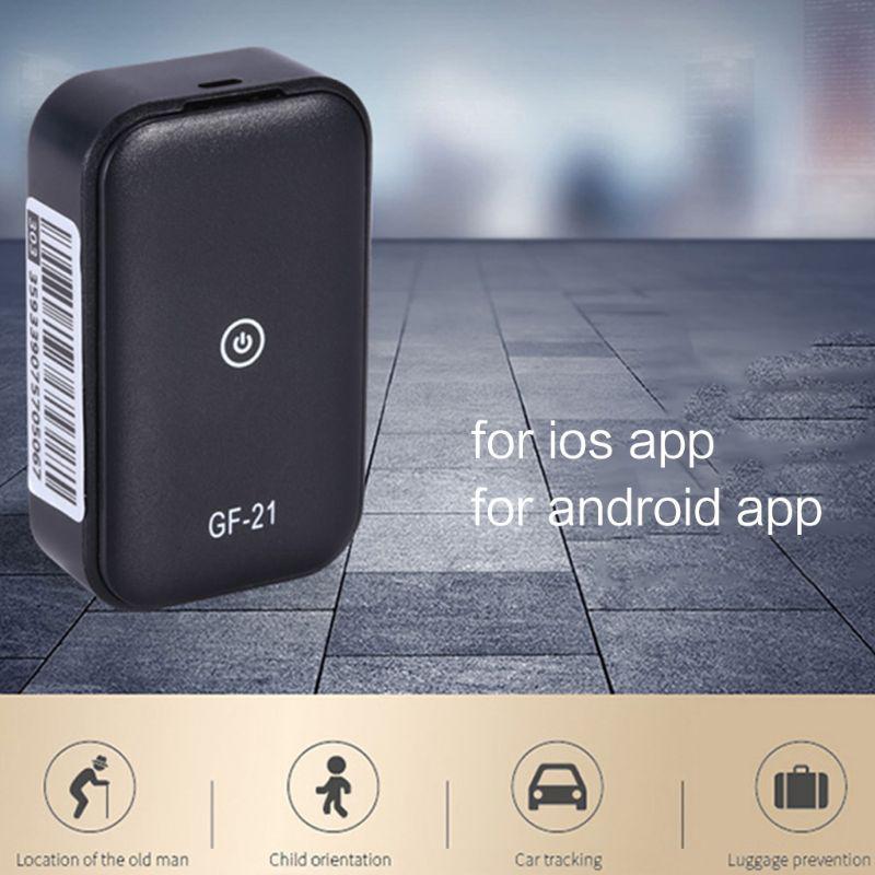 GF21 Mini Gps Real Time Auto Tracker Anti-Verloren Apparaat Spraakbesturing Opname Locator High-Definition Microfoon Wifi + Lbs + Gps