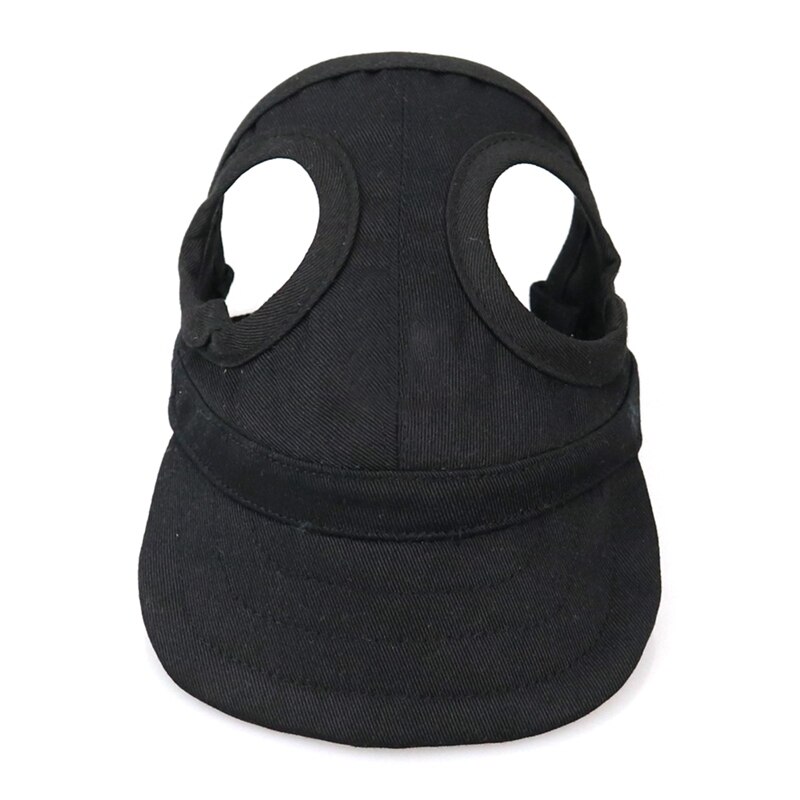 Chapeaux pour chien chat animal de compagnie | Bonnet de soleil d'extérieur pour chat chien, d'anniversaire chiot chat, Mini casquette solide, casquette de Baseball, accessoires Costume: Black / S